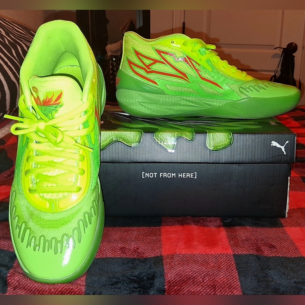 👟 M.E.L.O. Puma Neon Green Sneakers 👟
